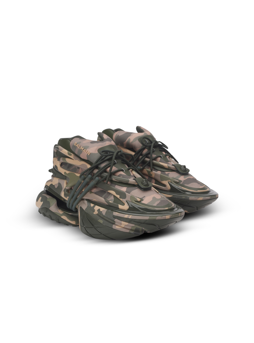 Unicorn Low camouflage-print trainers