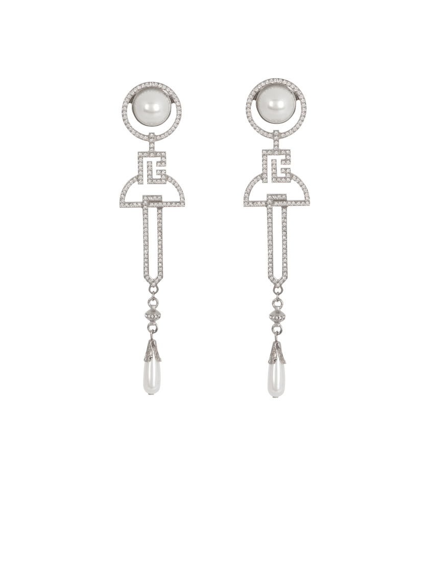 Art Deco pendant earrings