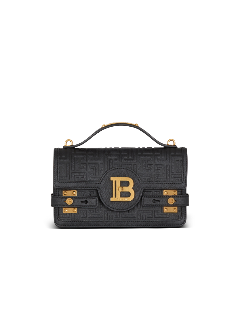 B-Buzz 24 grained monogram leather Shoulder bag