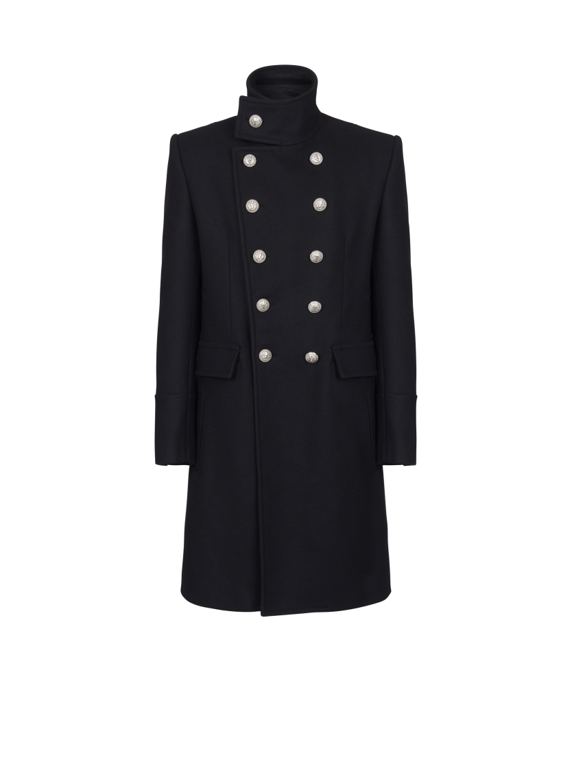 Virgin wool officer's coat