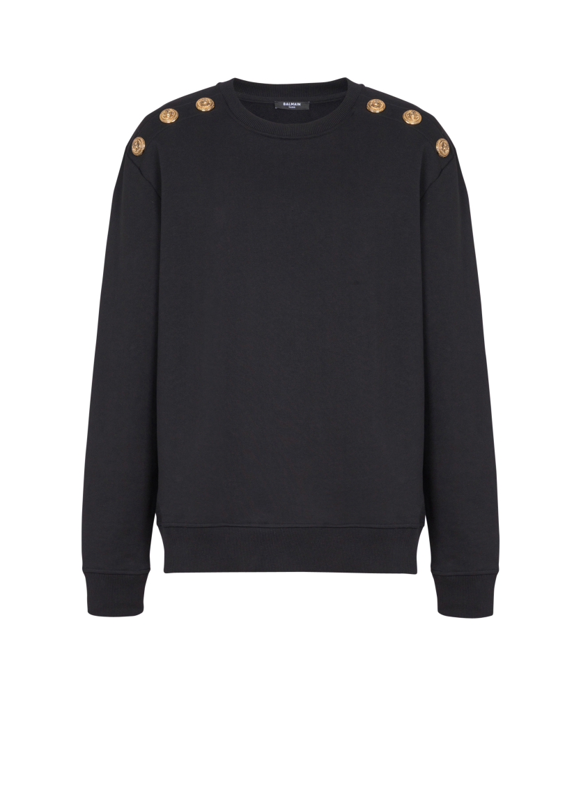 Sweater with Chain Lion buttons