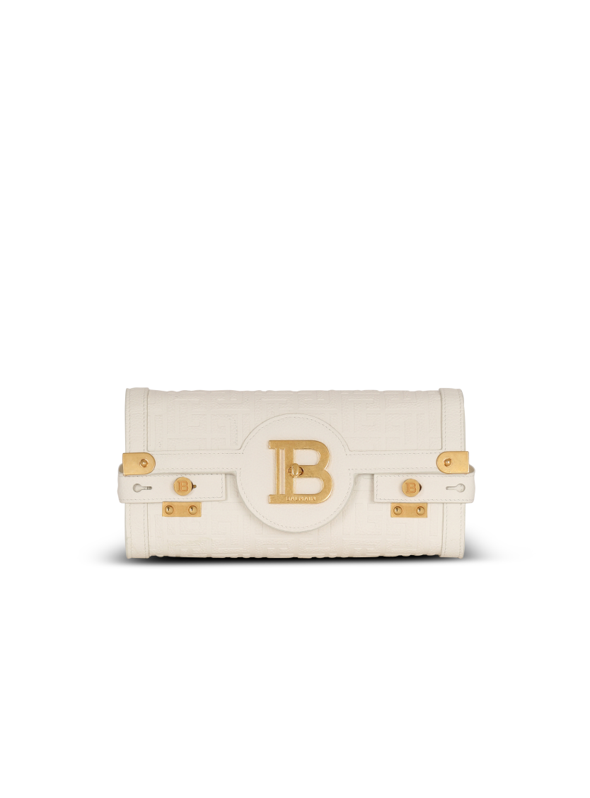 B-Buzz 23 monogrammed grained leather clutch