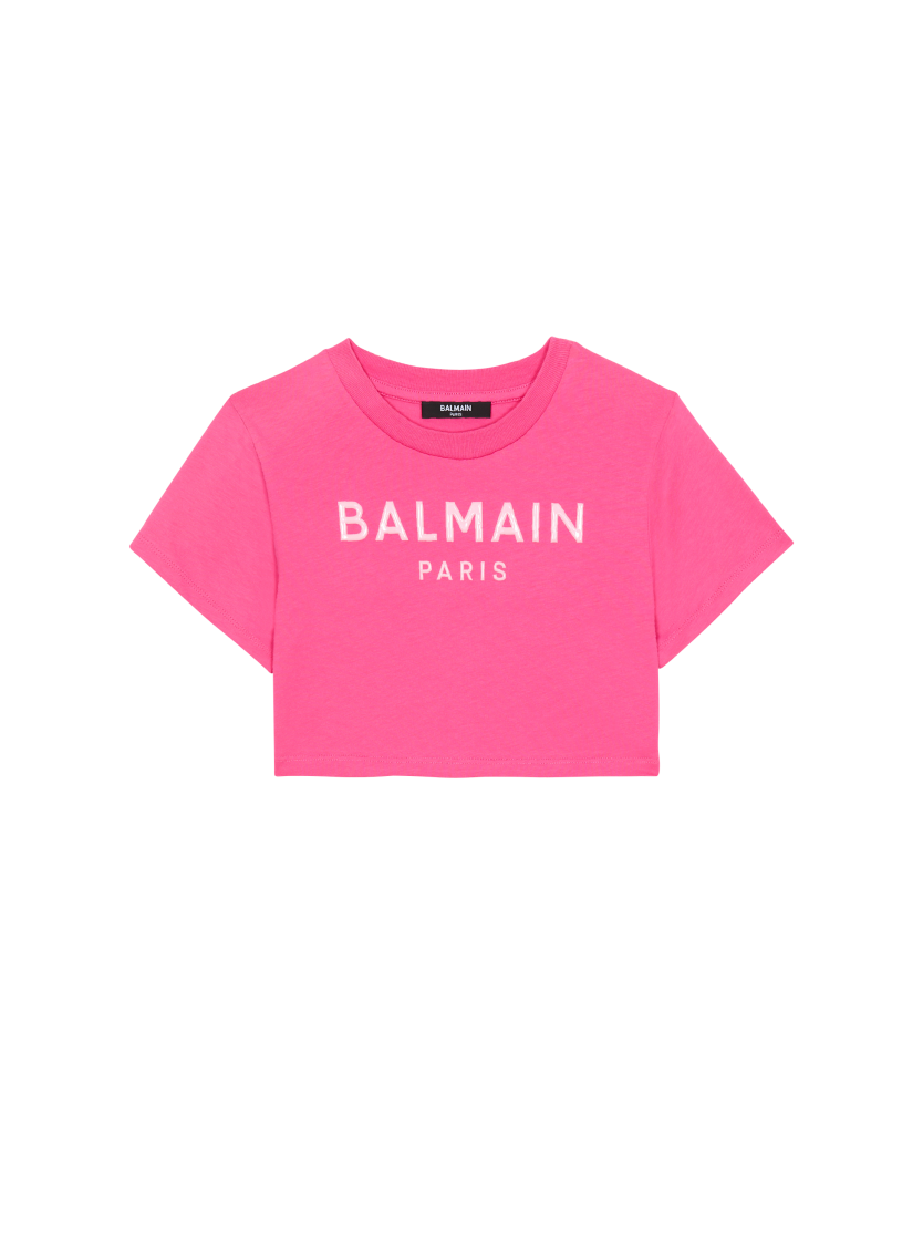 T-shirt with Balmain Paris print
