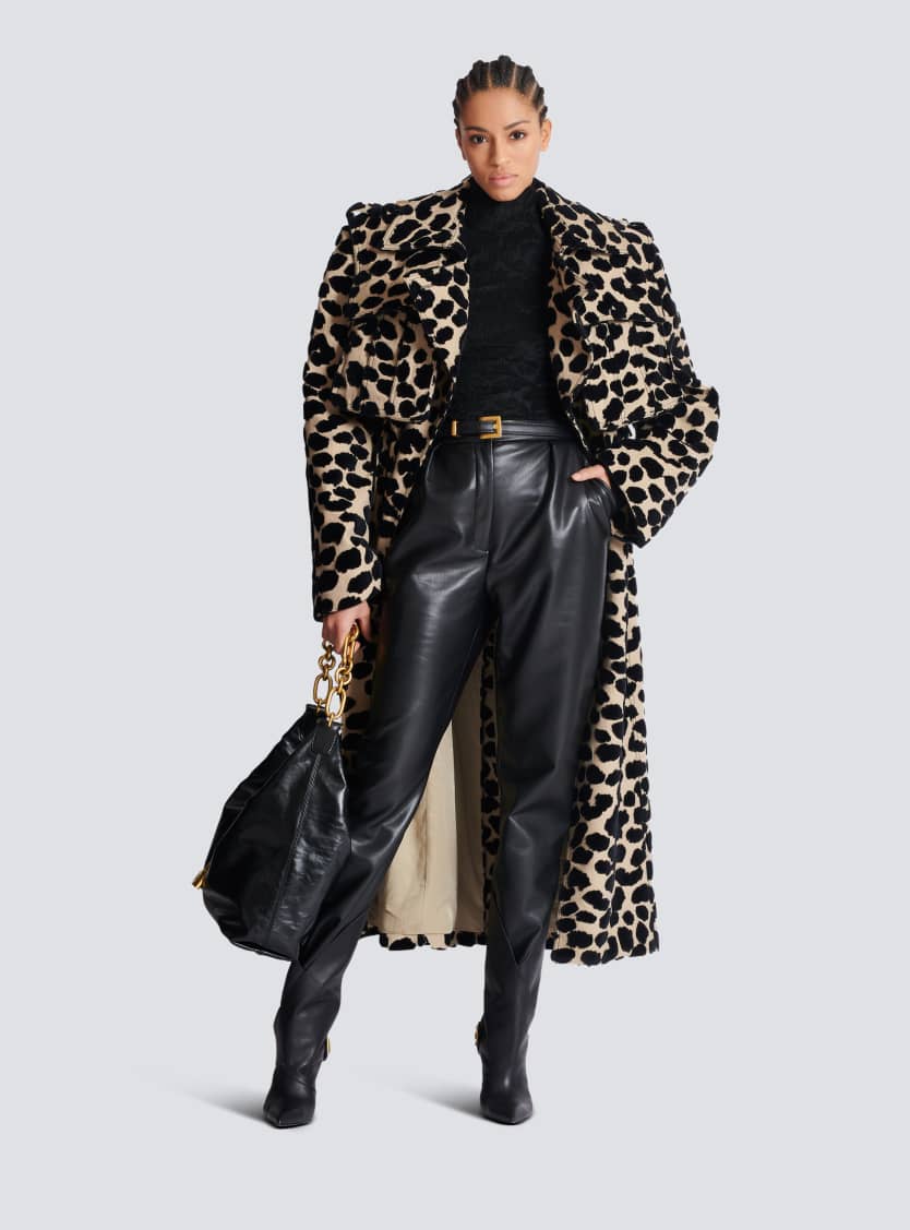 Baroque pattern long-sleeved top