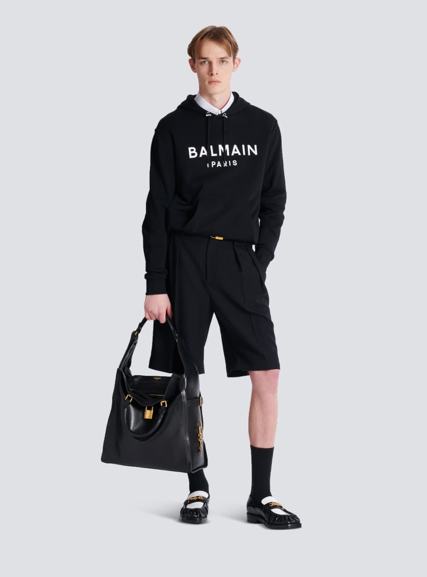Printed Balmain Paris hoodie