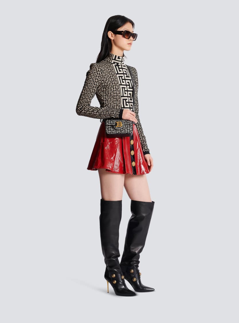 B-Buzz mini monogrammed jacquard bag