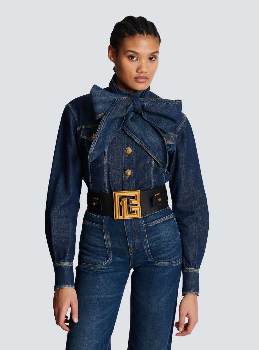 Leather P-Belt