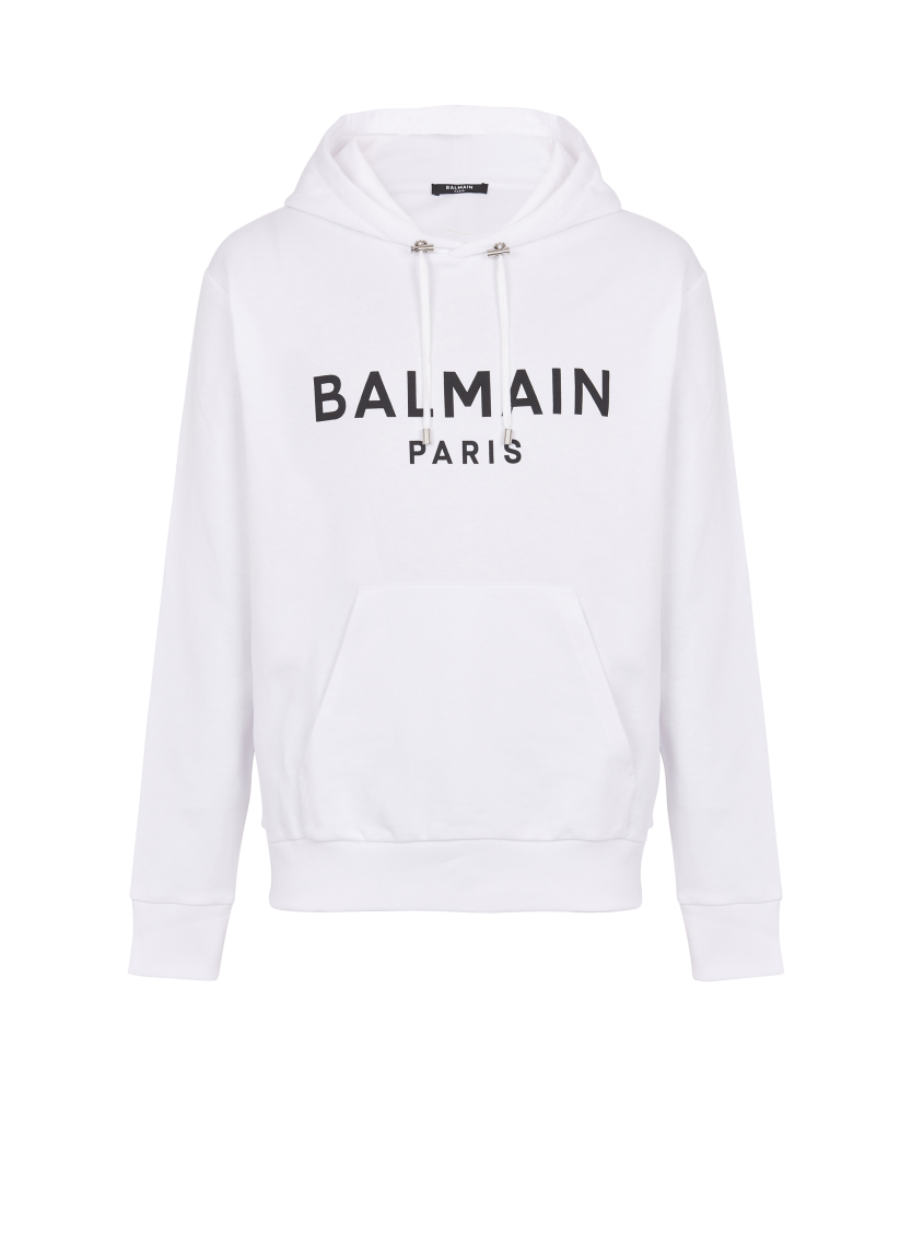 Printed Balmain Paris hoodie