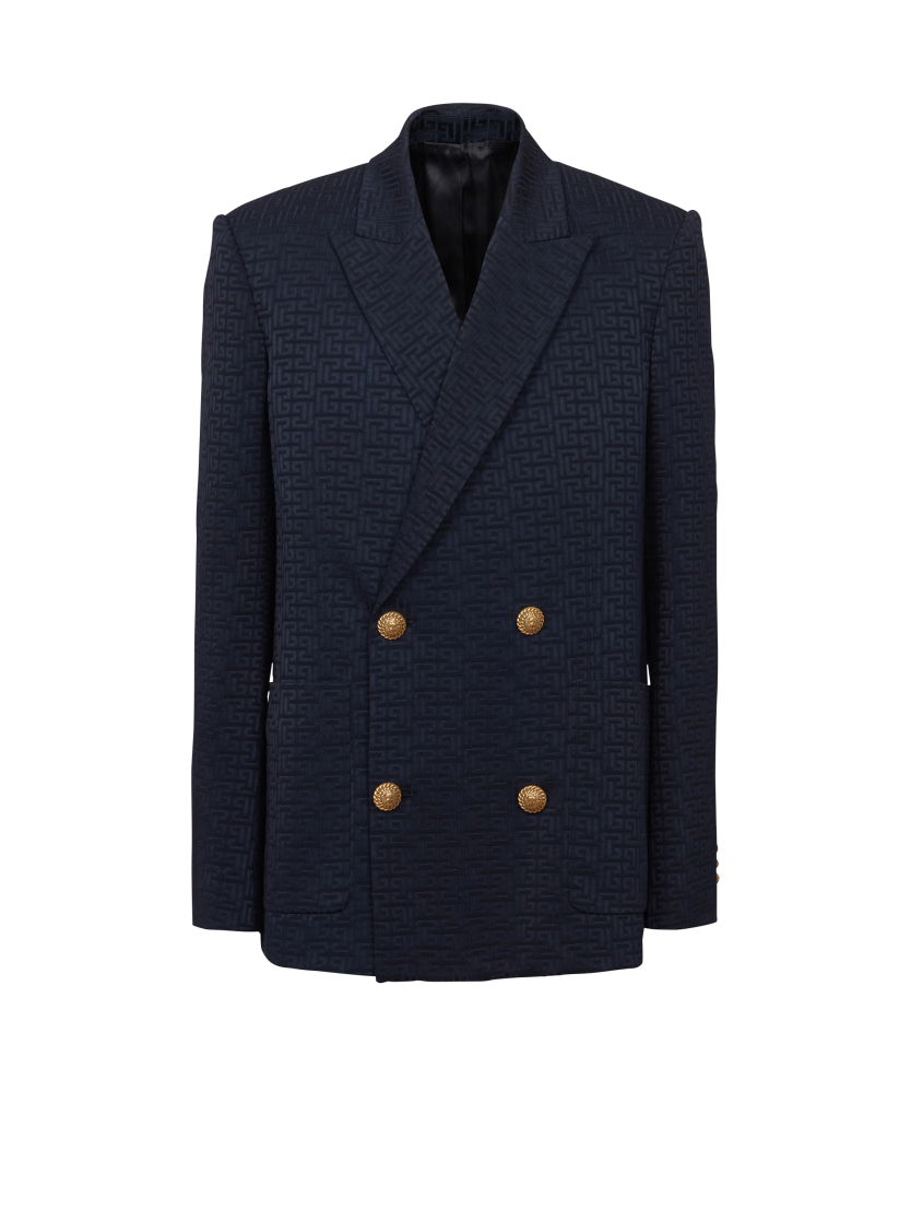 PB Labyrinth satin jacquard blazer