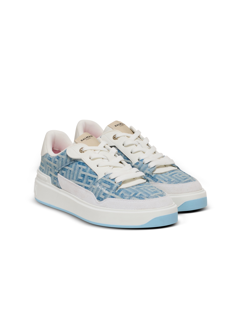 B-Court Flip sneakers in monogrammed denim