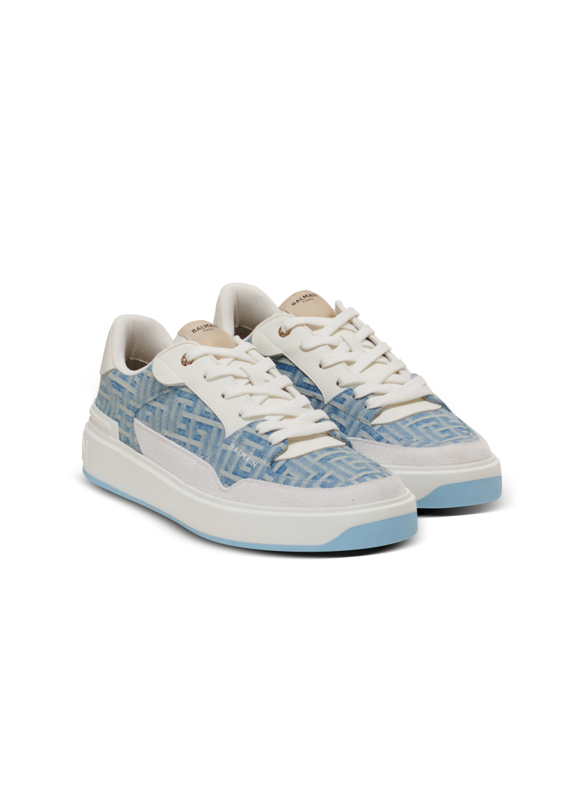 B-Court Flip sneakers in monogrammed denim