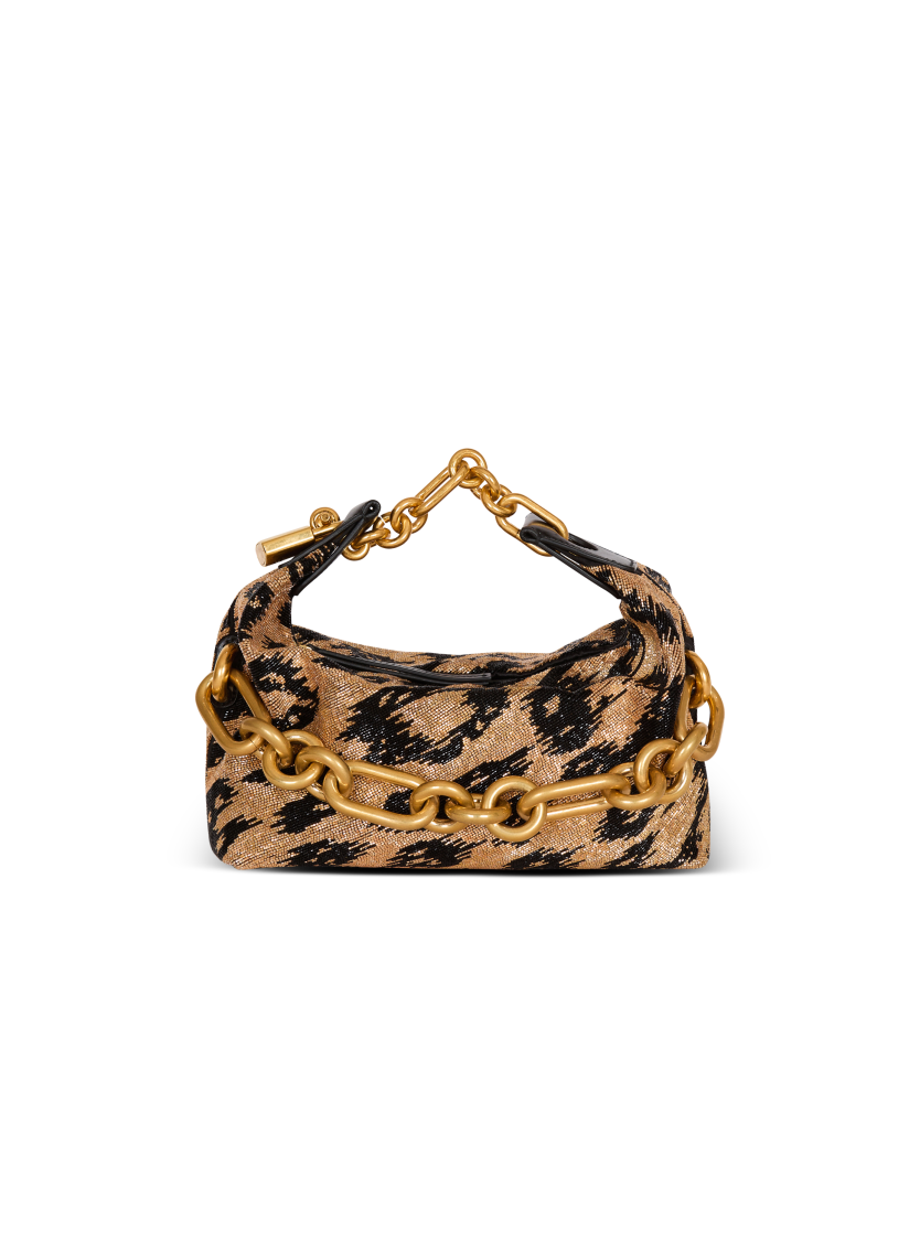 Sync Mini leopard pattern embroidered bag
