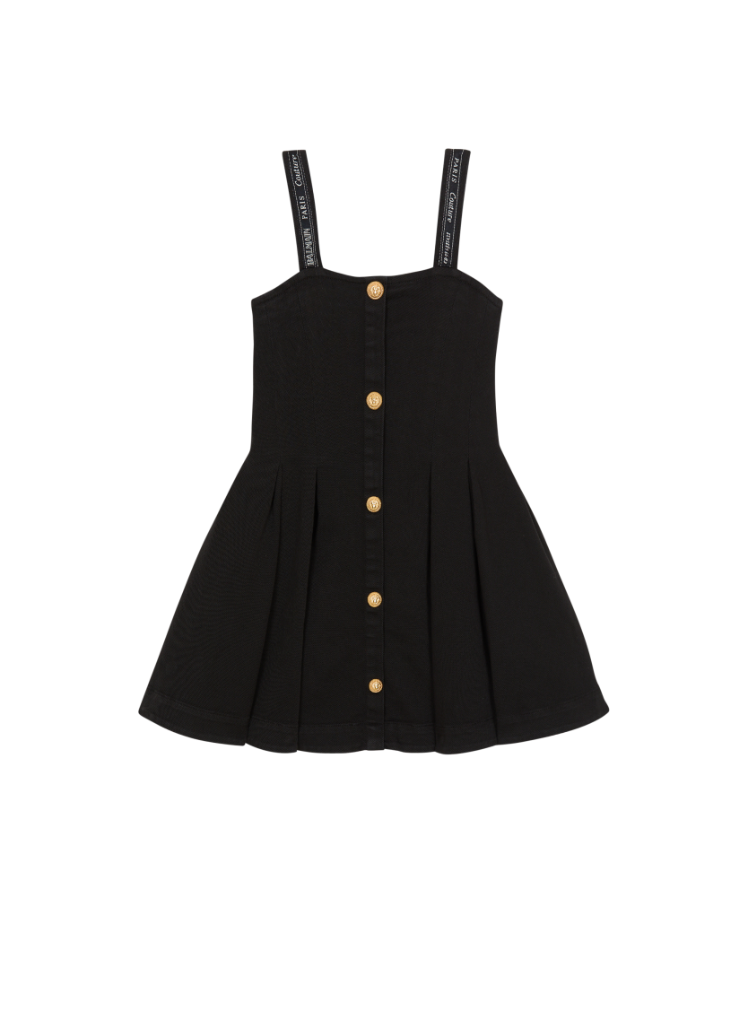 A-line dress with buttons
