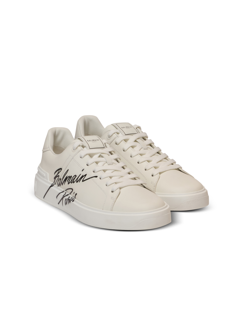 B-Court trainers in calfskin