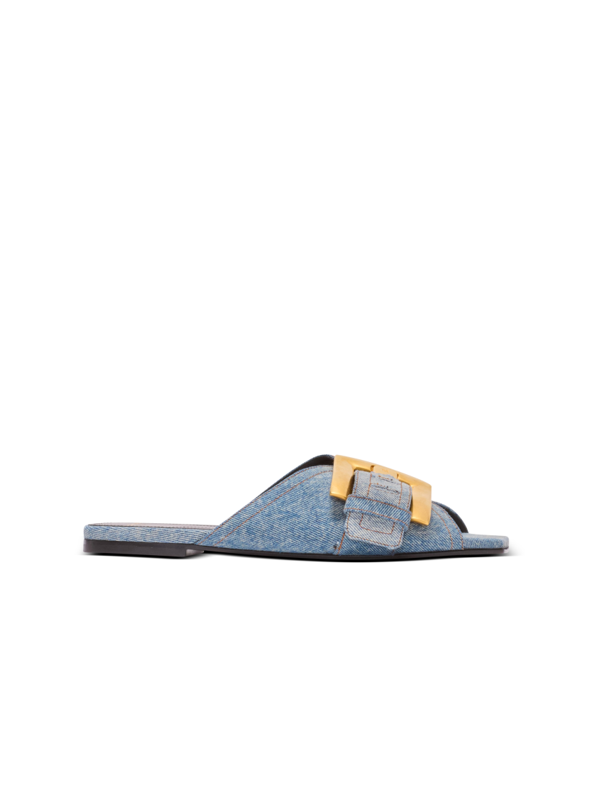 Anthem flat denim sandals