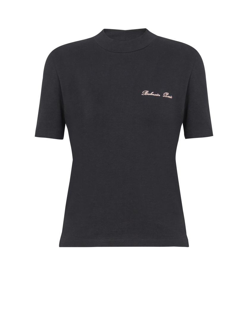 Embroidered Balmain Signature T-shirt