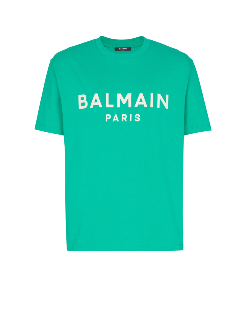 T-shirt with Balmain Paris print