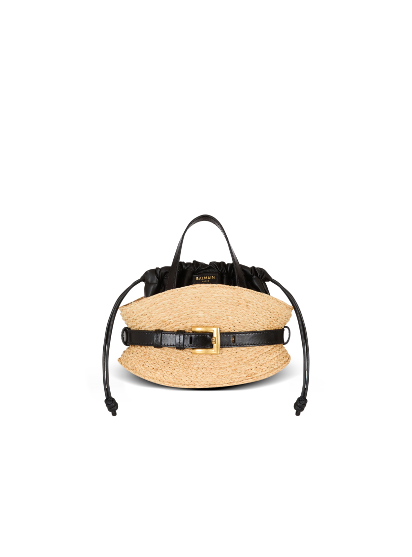 Shuffle Mini bag in raffia