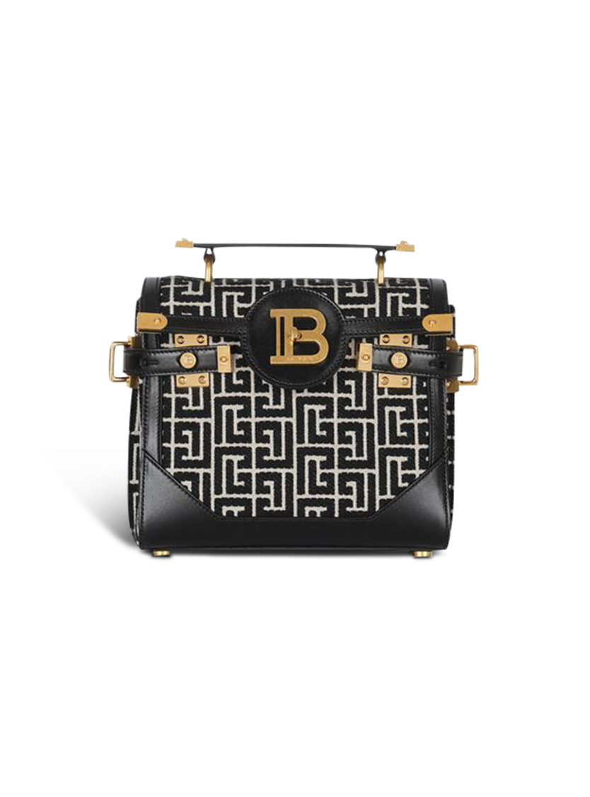 B-Buzz 23 bag in jacquard and leather