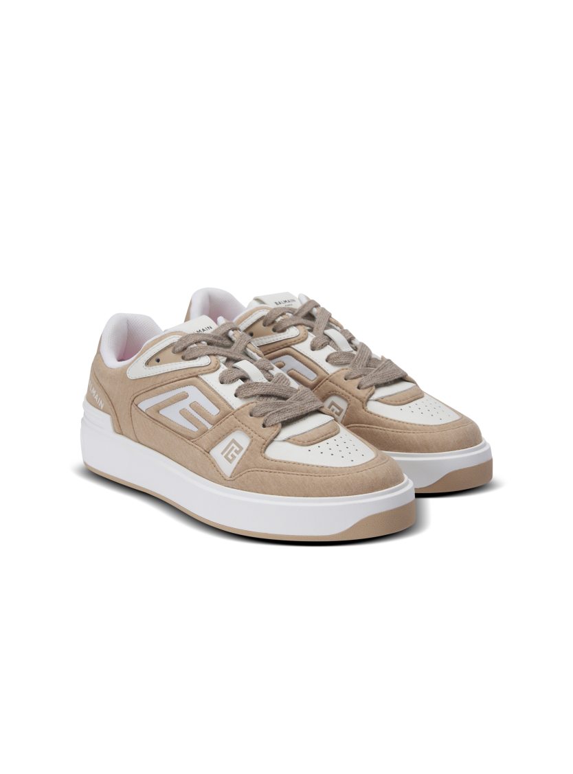 B-Court Skate trainers in fleece and calfskin