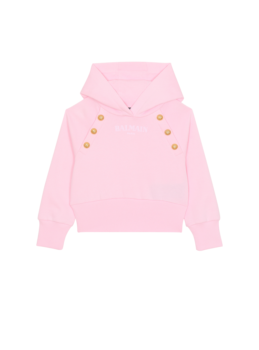 Hoodie with buttons