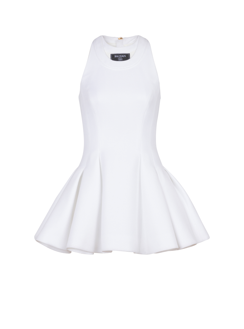 Flared pleated dress