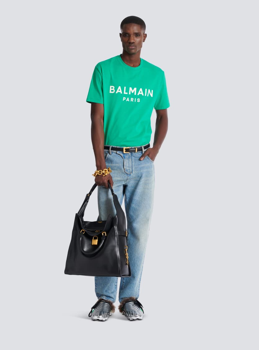 T-shirt with Balmain Paris print