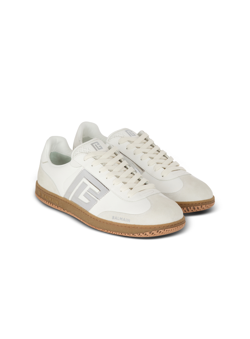 Calfskin Balmain Swan trainers