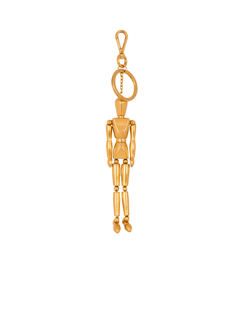 Brass mannequin key ring