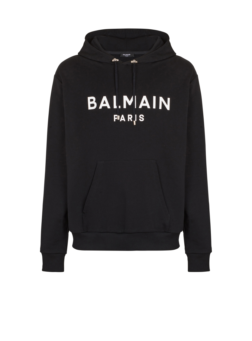 Printed Balmain Paris hoodie
