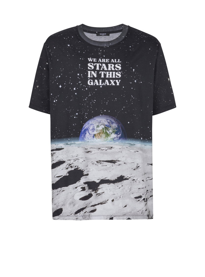 Earth & Stars print T-shirt