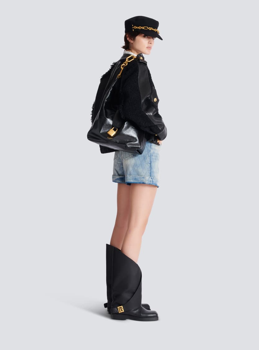 Sync Hobo bag in calfskin leather