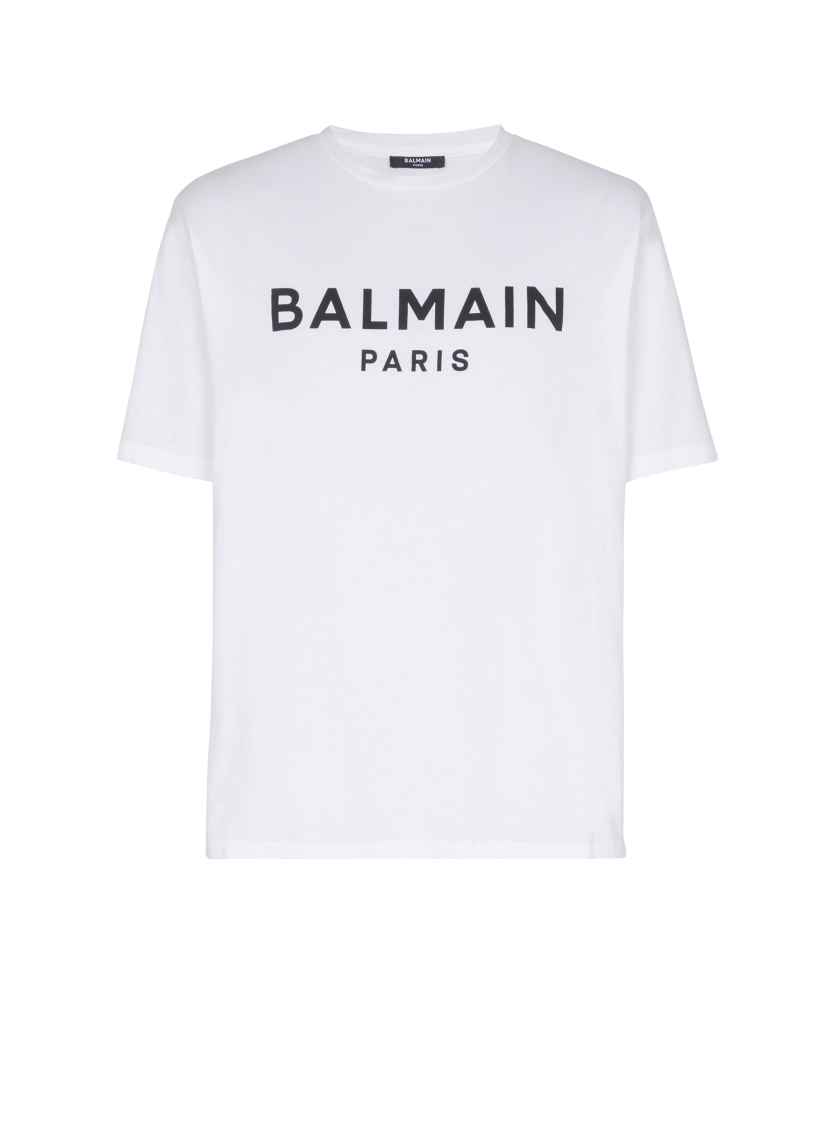 T-shirt with Balmain Paris print