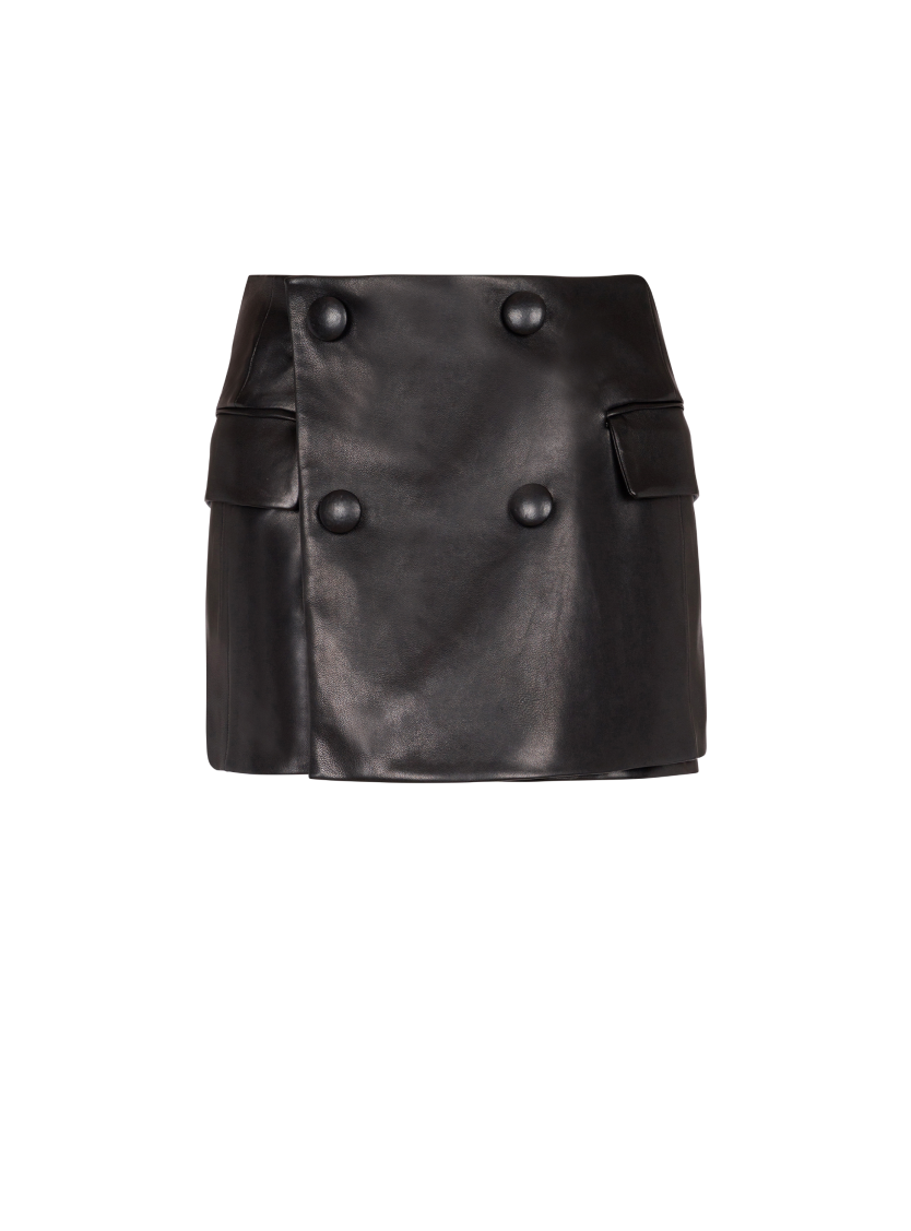 Lambskin shorts