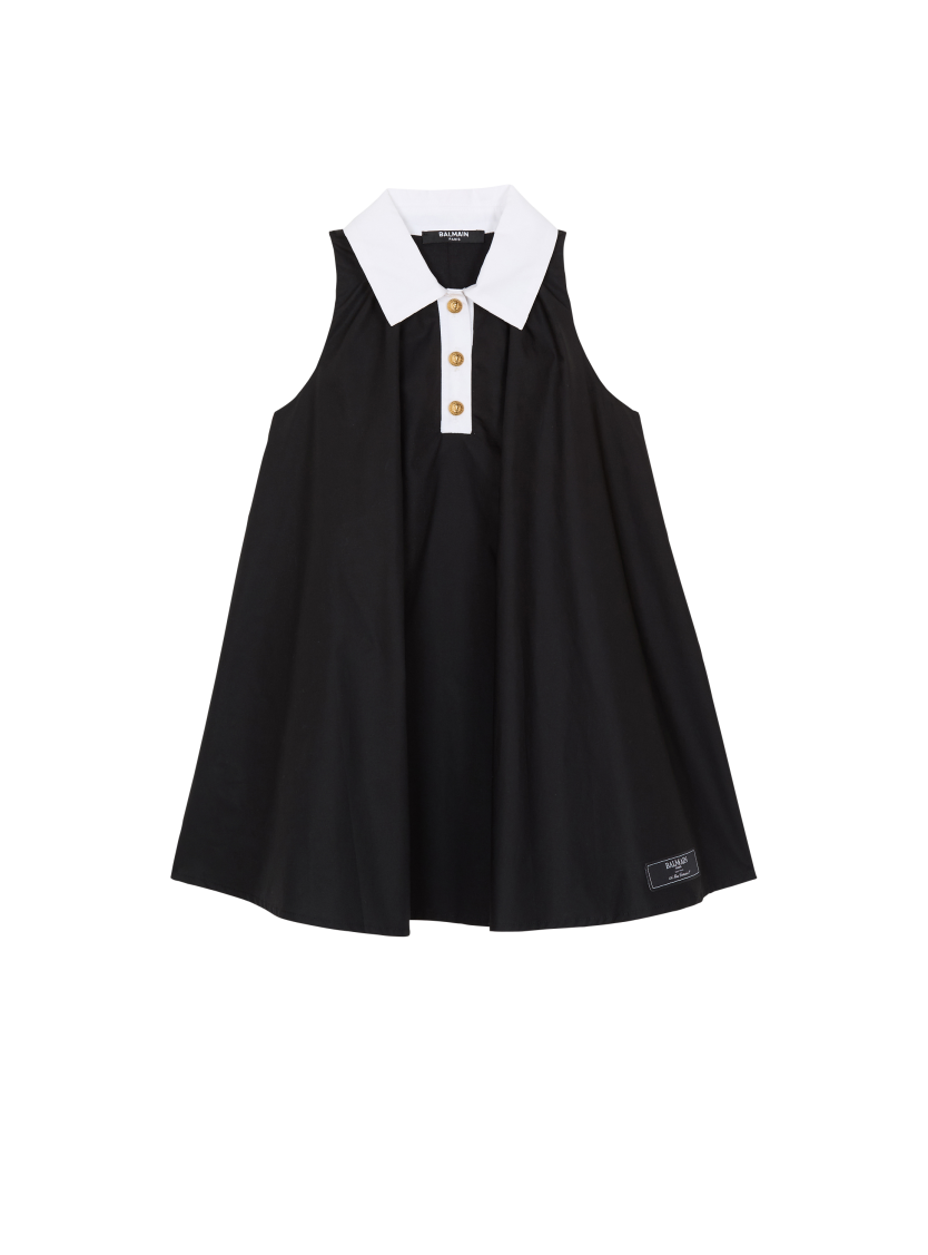 Two-tone A-line dress