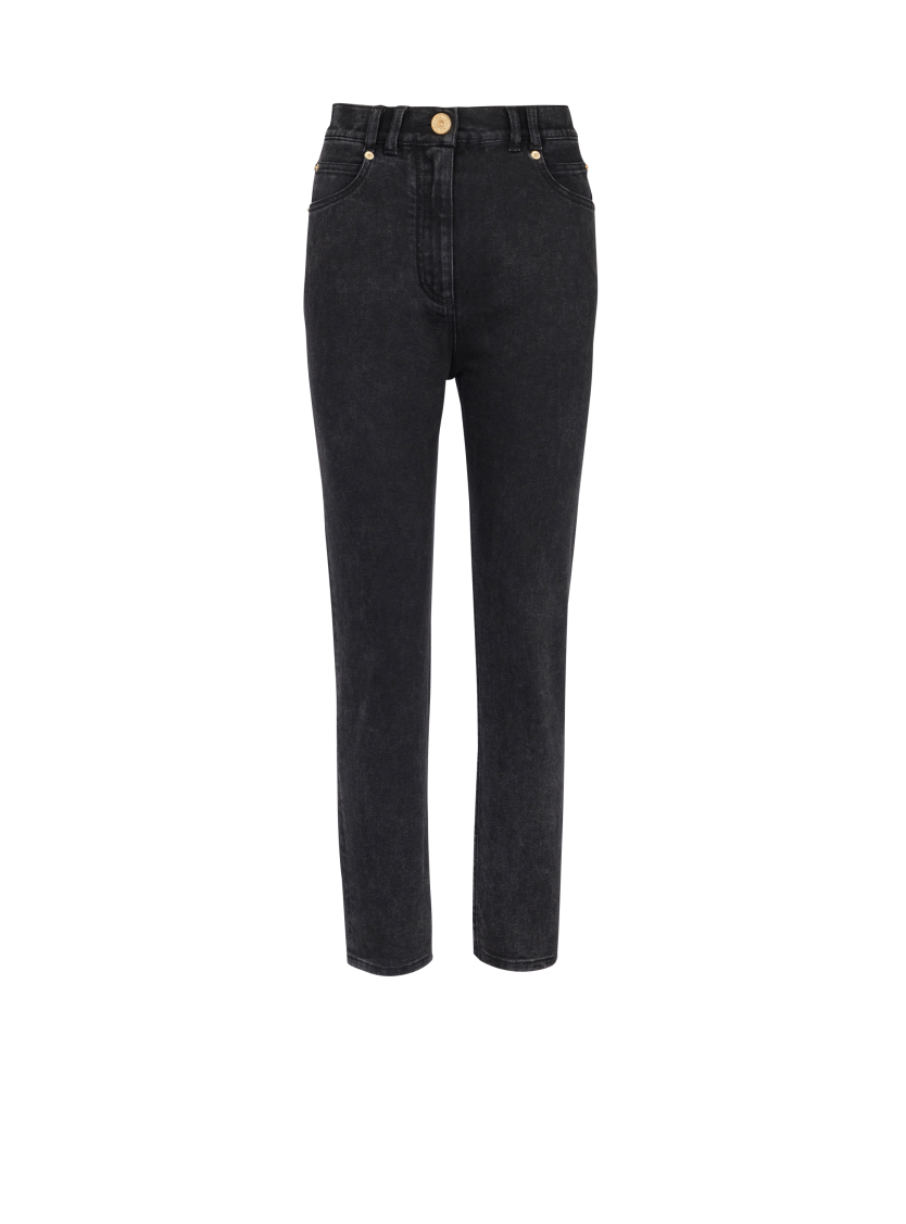 Slim-fit denim jeans
