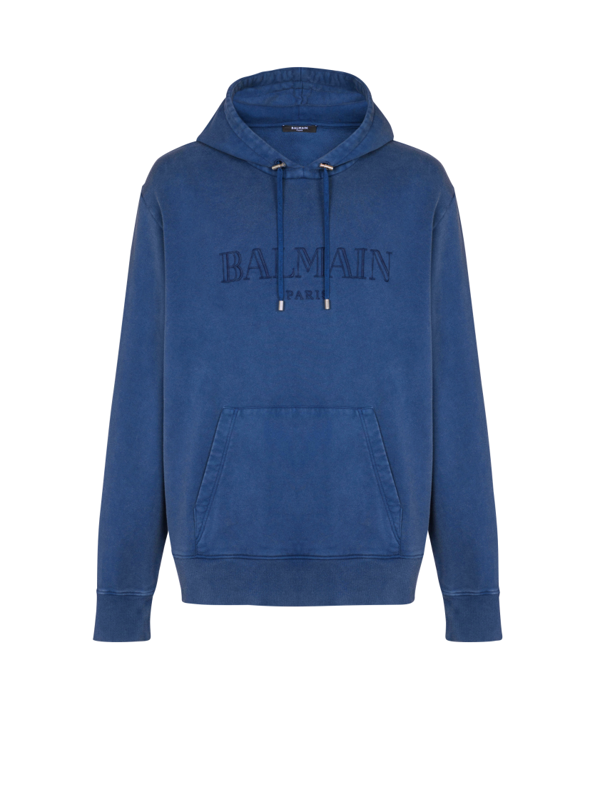 Vintage Balmain embroidered hoodie