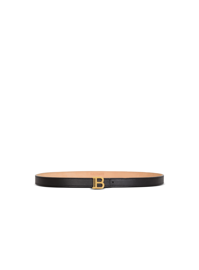 Thin calfskin B-Belt
