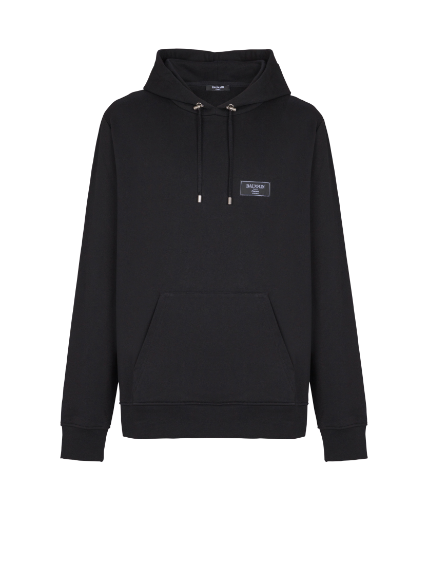 Hoodie with Balmain Couture label