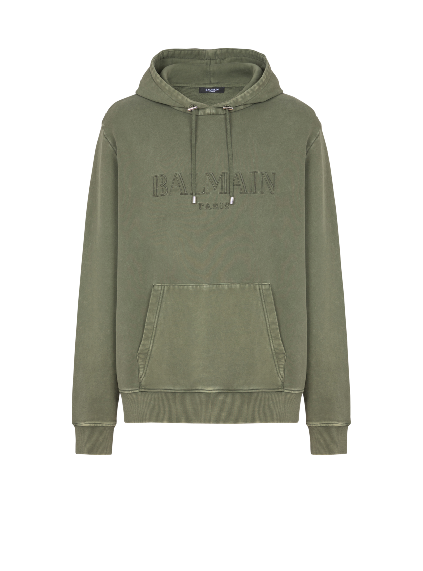 Vintage Balmain embroidered hoodie
