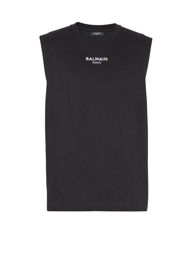 Balmain Paris embroidered vest top