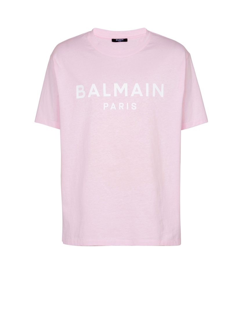 Printed Balmain Paris short-sleeved T-shirt