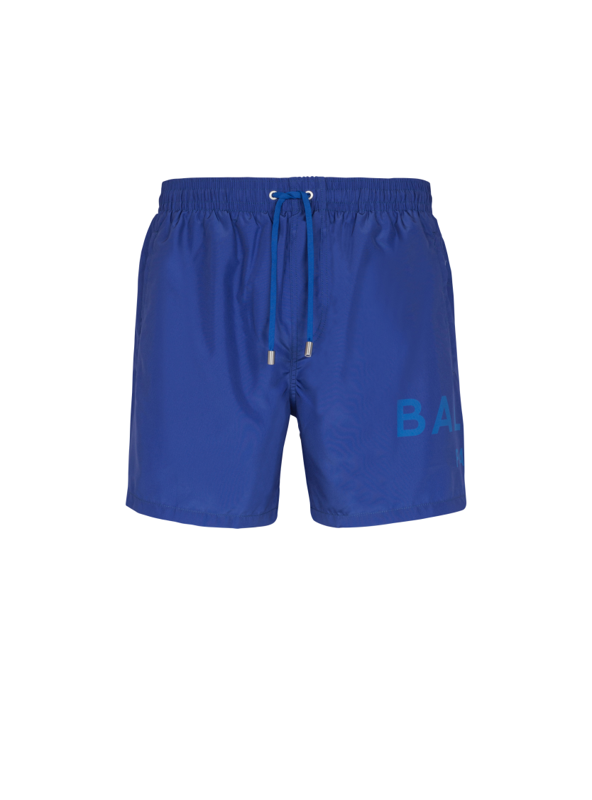 Printed Balmain Paris swim shorts
