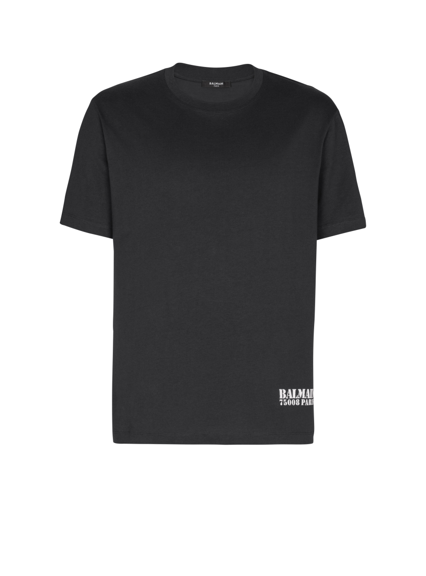 Small Balmain Stamp printed T-shirt
