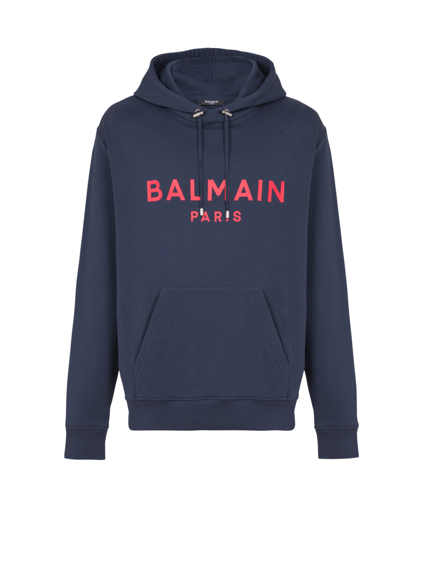 Printed Balmain Paris hoodie