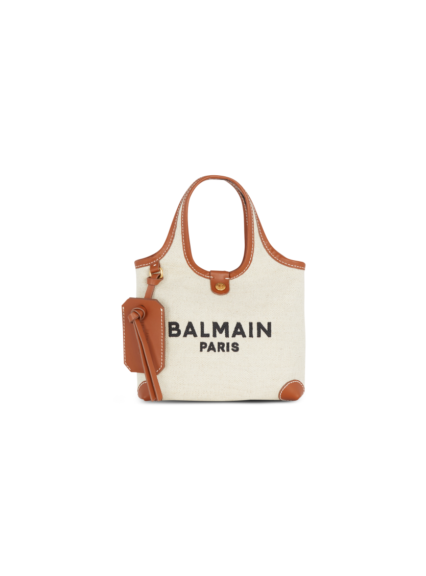 Canvas and leather B-army Grocery Bag