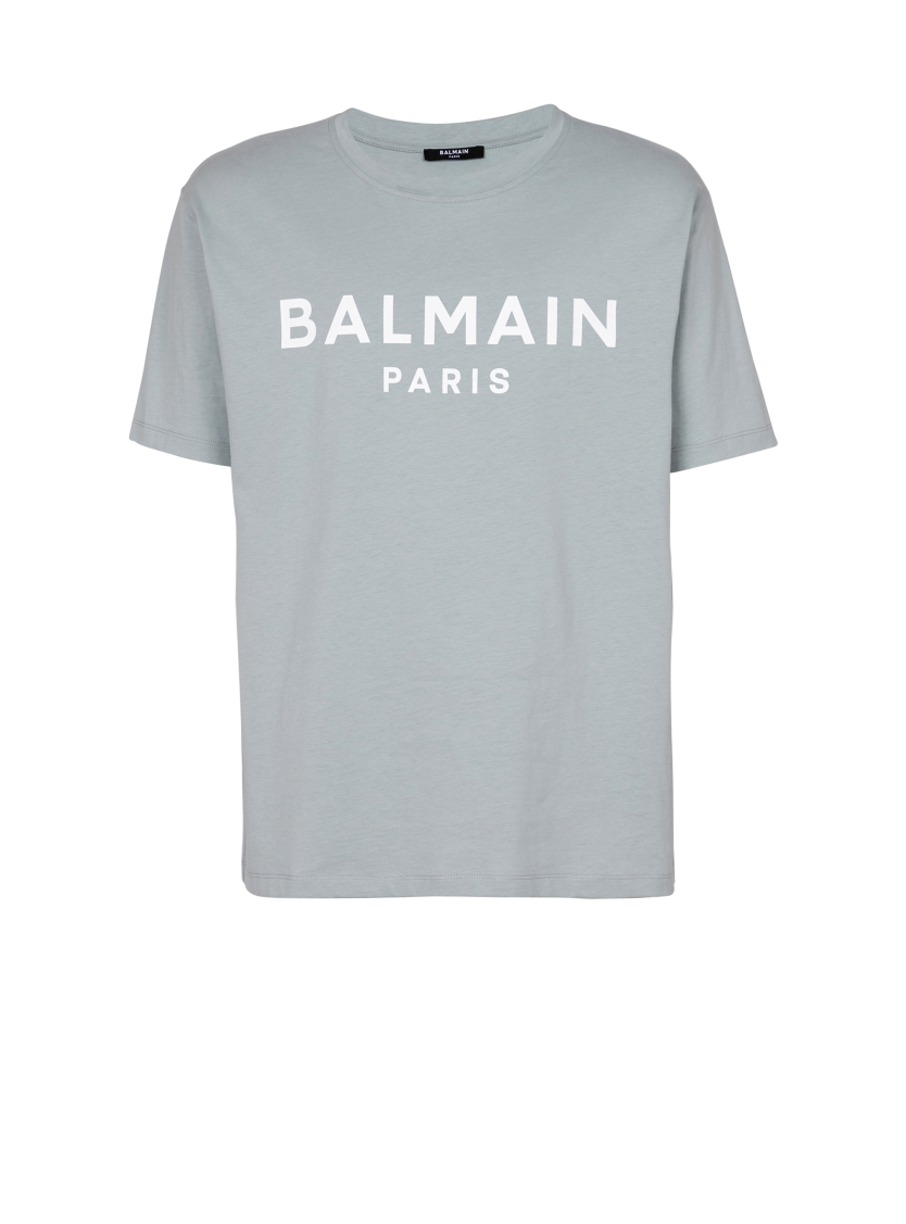 Printed Balmain Paris short-sleeved T-shirt