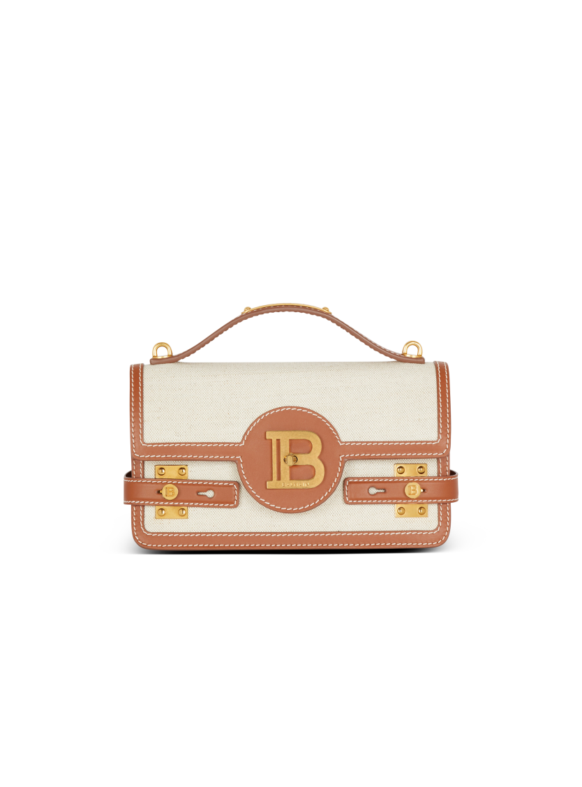 B-Buzz 24 canvas and leather bag