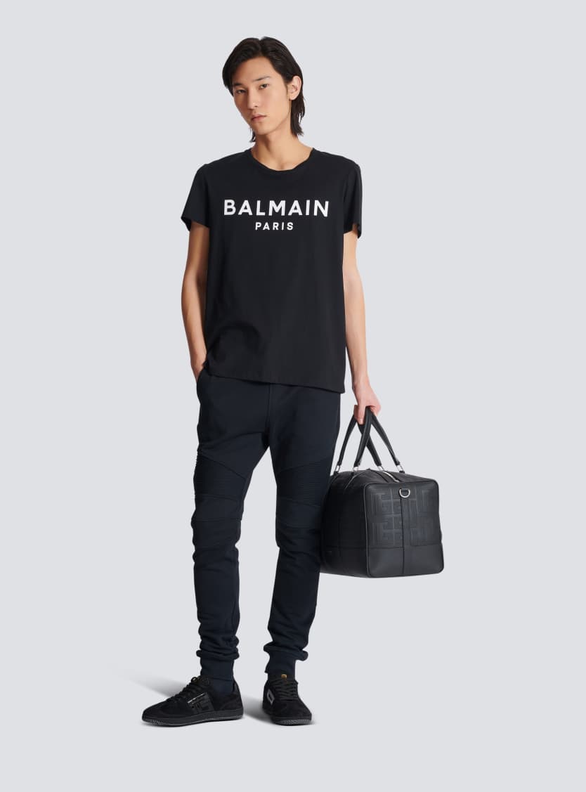 Flocked Balmain Paris joggers
