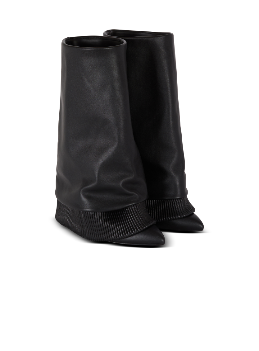 Calfskin trouser boots